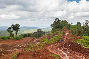 Khmer Prints: On the logging road to Koh Nhek - Mondulkiri Province, Cambodia
