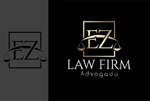 Adjust Prints: Logo, Advocacy logo based on the initial letter EZ