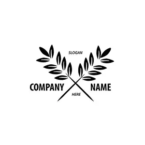 Black Vector Vectors Prints: Logo design for agriculture, agronomy