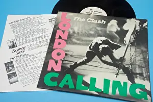Analog Prints: London Calling album on vinyl by The Clash with original sleeve artwork