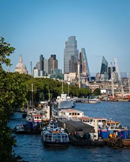 River Thames Prints: London Skyline, UK
