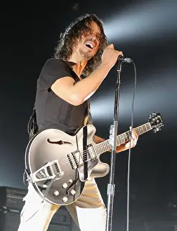 London, UK. 18th September 2013. Chris Cornell of Soundgarden performs on stage at Brixton Academy in London. UK