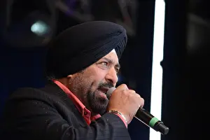 Punjab Prints: London, UK. 4th May, 2014. Bhangra legends Apna Sangeet at the Vaisakhi celebrations in Trafalgar Square