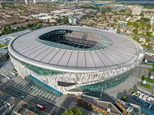 Camden Prints: London. United Kingdom. Aerial image of Tottenham Hotspur Stadium. 15th August 2023