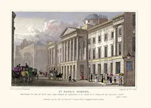 St Paul Prints: London Views: St. Paul's School