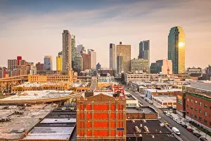 Long Island City, New York, USA downtown borough skyline at dusk