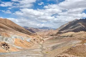 Long Pamir Highway M41, taken in Tajikistan in August 2018 taken in hdr
