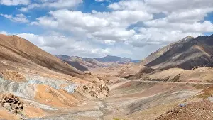 Long Pamir Highway M41, taken in Tajikistan in August 2018 taken in hdr