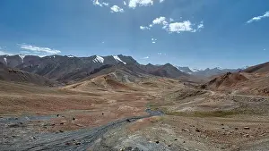 Long Pamir Highway M41, taken in Tajikistan in August 2018 taken in hdr