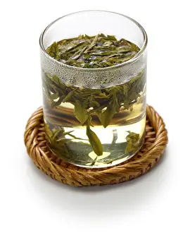 Green Tea Prints: longjing tea, chinese famous green tea
