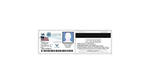 Assistance Prints: Above is a look at the new Veterans Health Identification Card, or VHIC.