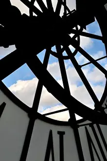 Clock Prints: Looking Out Through the Musee D'Orsay Clock