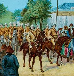 Roberts Prints: Lord Roberts State Entry into Bloemfontein, 1900