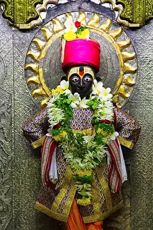 Hindu Religion Prints: Lord Vithal idol, Vitthal Mandir, Vithalwadi, Prati Pandharpur, Pune
