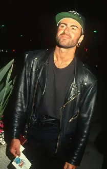Films Prints: LOS ANGELES, CA - SEPTEMBER 19: Singer George Michael attends The Indian Runner Century City Premiere on September 19