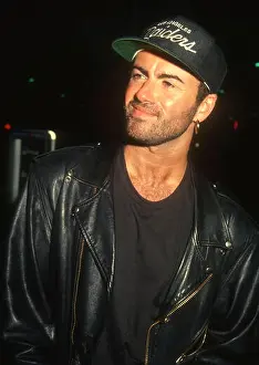 Films Prints: LOS ANGELES, CA - SEPTEMBER 19: Singer George Michael attends The Indian Runner Century City Premiere on September 19
