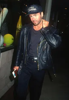 Films Prints: LOS ANGELES, CA - SEPTEMBER 19: Singer George Michael attends The Indian Runner Century City Premiere on September 19