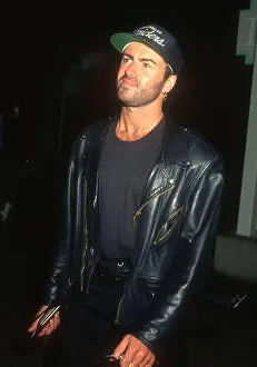 Films Prints: LOS ANGELES, CA - SEPTEMBER 19: Singer George Michael attends The Indian Runner Century City Premiere on September 19