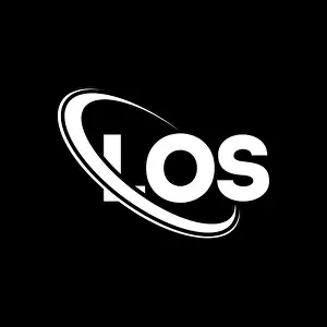 Company Vector Vectors Prints: LOS logo. LOS letter. LOS letter logo design