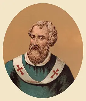 Personaje Prints: Los Papas y los Bárbaros. Juan IX (-900)