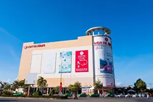 Shopping Center Prints: Lotte Mart, shopping centre, Hung Vuong street, Phan Thiet, Vietnam, Asia