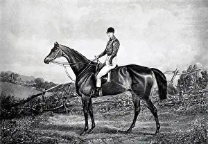 LOTTERY. Winner of the First Grand National in 1839 from the book Heroes