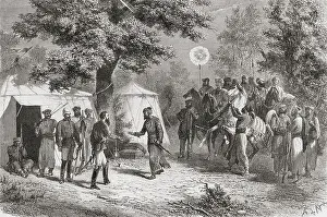 Travellers Prints: Louis Rousselet meeting an Indian Raja