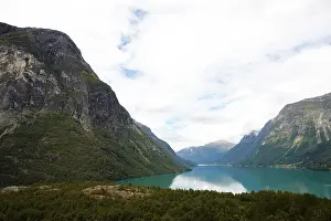 Europeans Prints: Lovatnet Lake in Olden, Norway