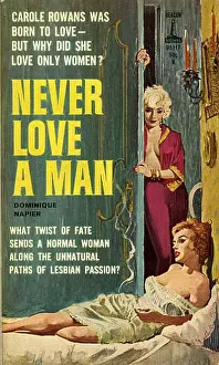 Release Prints: Never Love A Man, written by Dominique Napier and published by Beacon Books in 1962
