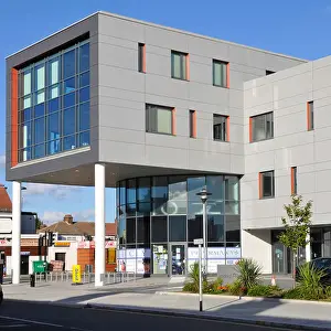 Centres Prints: Loxford Polyclinic a clinic & health care facility first purpose built UK polyclinic this one built in Ilford London