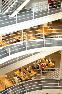 Atrium Prints: LSE Library interior