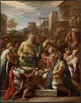 Luca Giordano - King Tiridates before Saint Gregory the Armenian