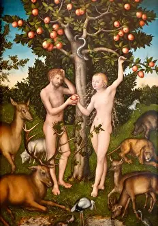 Temptation Prints: Lucas Cranach the Elder - Adam
