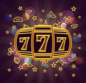 Chance Prints: Lucky number 777 - winning jackpot. Online casino