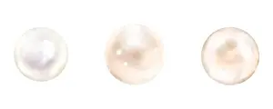 Gems Prints: Luminous sea and ocean pearls. Digital watercolor illustration