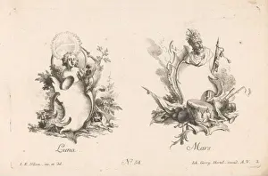 Drums Prints: Luna and Mars; Ornements Modernes