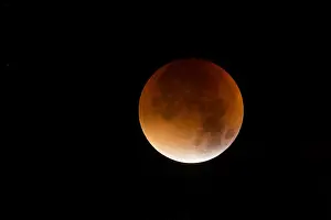 Moonlight Prints: Lunar Eclipse, Red supermoon, Blood moon / Blutmond, 28th September 2015, Europe