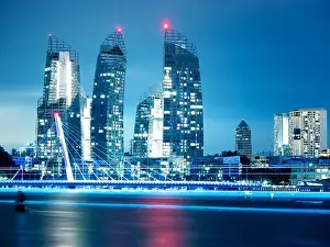 Residential Complex Prints: Luxury Apartments Reflections at Keppel Bay Singapore