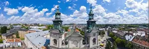 Chamber Prints: Lviv, Ukraine - August, 2020: The Roman Catholic church of St