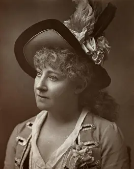 Thompson Prints: Lydia Thompson, British dancer, actress and theatrical producer, 1886. Artist: Barraud