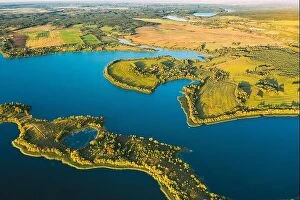 Aerial Landscape Collection: Lyepyel District, Lepel Lake, Beloozerny District, Vitebsk Region