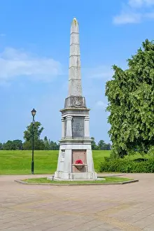 Perthshire Prints: Lynedoch Monument unveiled in 1896 to commemorate the 90th Light Infantry (Perthshire Volunteers)