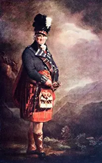 Scots Prints: The MacNab Sir Henry Raeburn the famous 1802 portrait of the 12th and last laird Francis MacNab
