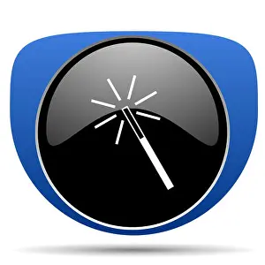 Miracle Prints: Magic wand web icon