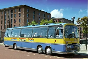 The Magical Mystery Tour bus made famous in the Beatles film of the same name