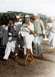 Eminent Prints: Mahatma Gandhi during Belgaum Congress India Asia December 1924