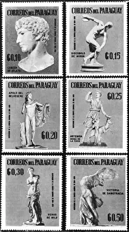 Fine Arts Prints: mail, postage stamps, Paraguay