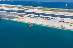 Main airport in Male, Capital of Maldives region