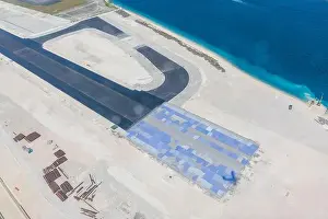 Main airport in Male, Capital of Maldives region