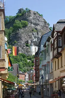 Traditional Culture Prints: The main street with the Felsenkirche